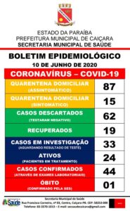 Boletim Epidemiológico 10-06-2020
