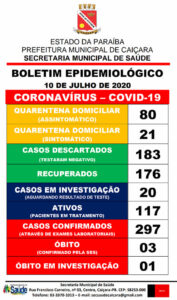 Boletim Epidemiológico 10-07-2020