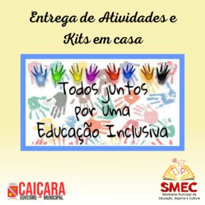 Secretaria de Educação realiza Entrega de Atividade e Kits em casa