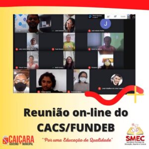 Secretaria de Educação realiza “Reunião online do CACS/FUNDEB”