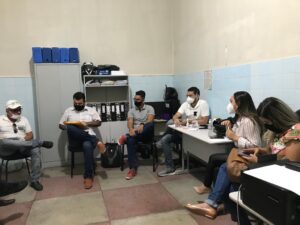 Reunião da equipe de combate ao COVID 19