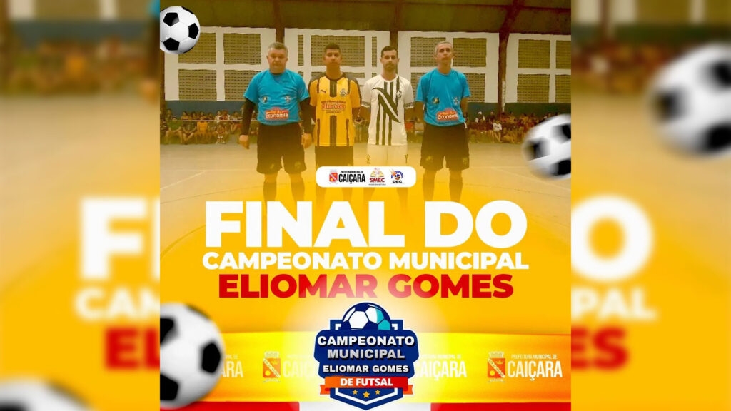 Final Do Campeonato Municipal de Futsal ”Eliomar Gomes” Em Homenagem a Branco