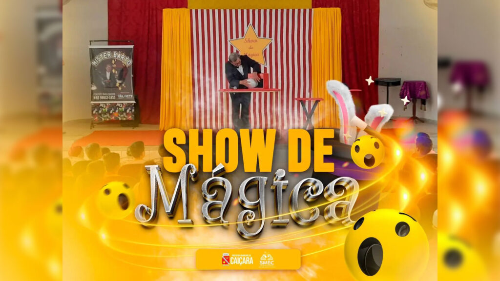 Show de mágica do mágico Mister Bartô.