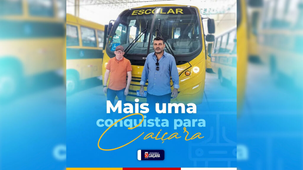 Aquisição de um novo ônibus escolar para o município de Caiçara