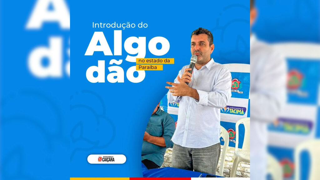 Prefeito Tarcísio Lopes participou na manhã de terça-feira 21/03 da Palestra sobre “A Introdução do Algodão no Estado da Paraíba” realizada no município de Tacima