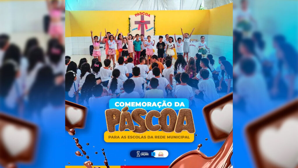 As Escolas da Rede Municipal de Ensino realizaram comemorações de Páscoa