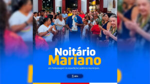 A Prefeitura Municipal de Caiçara participou dia 23/05 do Novenário Mariano na Igreja Matriz