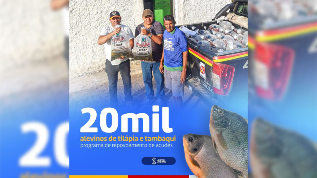 Programa de Povoamento de Açudes Caiçara-PB 2023