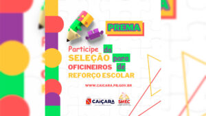 SMEC abre inscrições para a seleção de oficineiros para o PREMA 2025