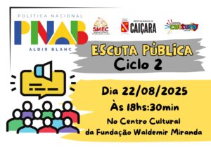 PNAB 2025 – Ciclo 2 ESCUTA PÚBLICA