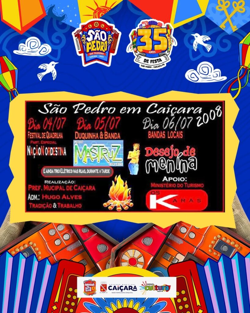 SÃO PEDRO DE CAIÇARA, 35 ANOS DE FESTA E DE HISTÓRIA (PARTE 7)