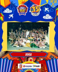 QUADRILHA NAÇÃO NORDESTINA, DESTAQUE NA HISTÓRIA JUNINA DE CAIÇARA.