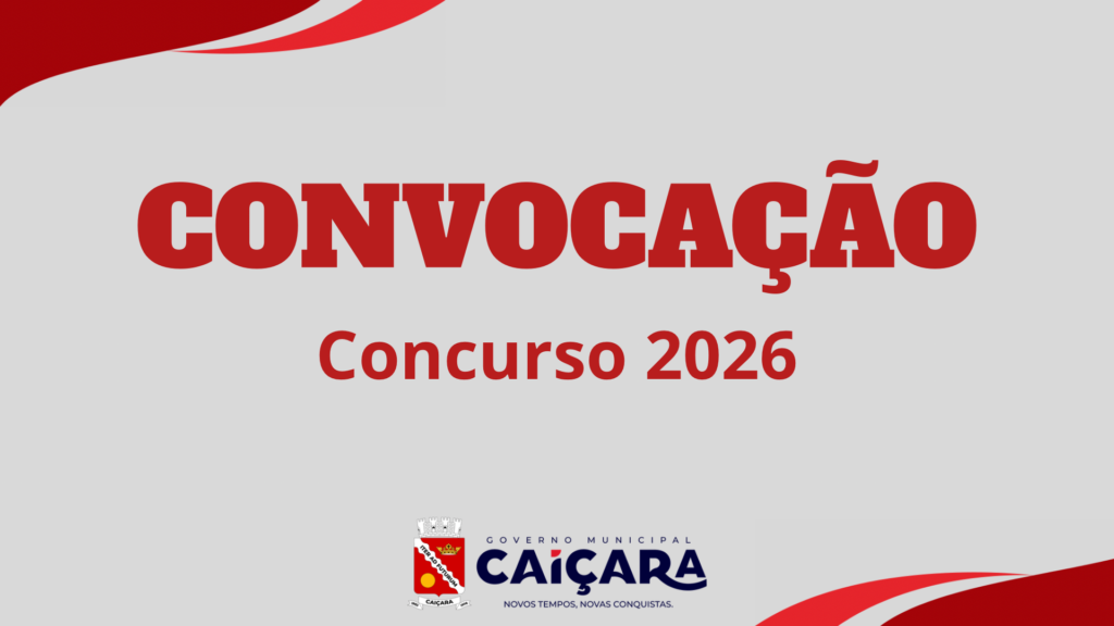 CONVOCAÇÃO – CONCURSO 2026