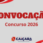 CONVOCAÇÃO – CONCURSO 2026