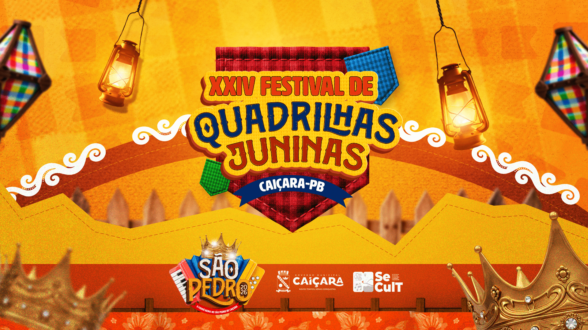 EDITAL DO XXIV FESTIVAL DE QUADRILHAS JUNINAS DE CAIÇARA-PB